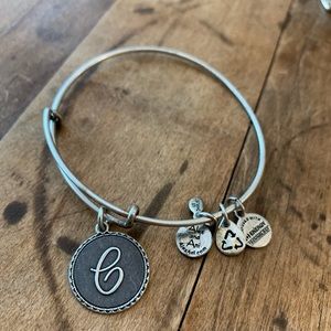 Alex & Ani “C” Monogram Bracelet